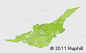 Physical 3D Map of Säter Kommun, single color outside