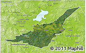 Satellite 3D Map of Säter Kommun, physical outside