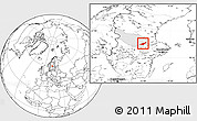 Blank Location Map of Säter Kommun, highlighted parent region