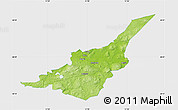 Physical Map of Säter Kommun, single color outside