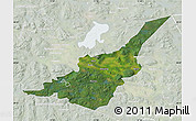 Satellite Map of Säter Kommun, lighten