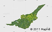 Satellite Map of Säter Kommun, single color outside
