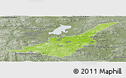 Physical Panoramic Map of Säter Kommun, semi-desaturated