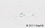 Silver Style Panoramic Map of Säter Kommun, single color outside