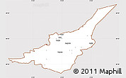 Classic Style Simple Map of Säter Kommun, cropped outside