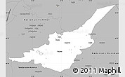 Gray Simple Map of Säter Kommun