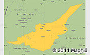 Savanna Style Simple Map of Säter Kommun
