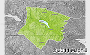 Physical 3D Map of Smedjebacken Kommun, desaturated