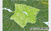 Physical 3D Map of Smedjebacken Kommun, satellite outside