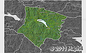 Satellite 3D Map of Smedjebacken Kommun, desaturated