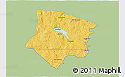 Savanna Style 3D Map of Smedjebacken Kommun, single color outside