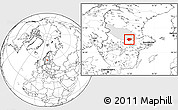 Blank Location Map of Smedjebacken Kommun, highlighted parent region
