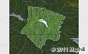 Satellite Map of Smedjebacken Kommun, darken