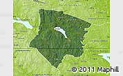 Satellite Map of Smedjebacken Kommun, physical outside