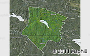 Satellite Map of Smedjebacken Kommun, semi-desaturated