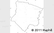 Blank Simple Map of Smedjebacken Kommun, cropped outside, no labels