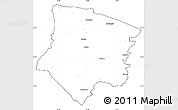 Blank Simple Map of Smedjebacken Kommun, cropped outside