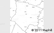 Blank Simple Map of Smedjebacken Kommun
