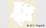 Classic Style Simple Map of Smedjebacken Kommun, single color outside
