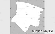 Gray Simple Map of Smedjebacken Kommun