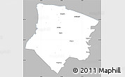 Gray Simple Map of Smedjebacken Kommun, single color outside