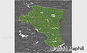 Satellite 3D Map of Gávleborgs Län, desaturated