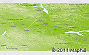 Physical Panoramic Map of Bollnäs Kommun