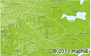 Physical 3D Map of Hofors Kommun