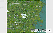 Satellite 3D Map of Hudiksvall Kommun