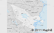 Silver Style 3D Map of Hudiksvall Kommun