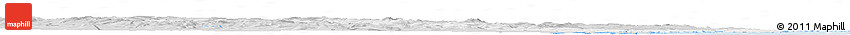 Silver Style Horizon Map of Hudiksvall Kommun