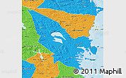 Political Map of Hudiksvall Kommun