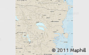 Shaded Relief Map of Hudiksvall Kommun