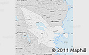 Silver Style Map of Hudiksvall Kommun