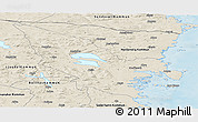 Shaded Relief Panoramic Map of Hudiksvall Kommun