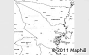 Blank Simple Map of Hudiksvall Kommun