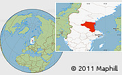 Savanna Style Location Map of Gávleborgs Län, highlighted country
