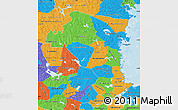 Political Map of Gávleborgs Län