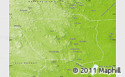 Physical Map of Ockelbo Kommun