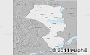 Gray 3D Map of Sandviken Kommun
