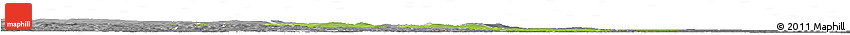 Physical Horizon Map of Sandviken Kommun, desaturated