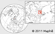 Blank Location Map of Sandviken Kommun, highlighted parent region