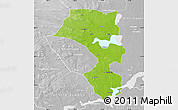 Physical Map of Sandviken Kommun, lighten, desaturated
