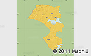 Savanna Style Map of Sandviken Kommun, single color outside