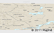 Shaded Relief Panoramic Map of Sandviken Kommun