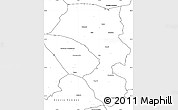 Blank Simple Map of Sandviken Kommun