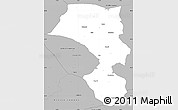Gray Simple Map of Sandviken Kommun