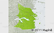 Physical Map of Söderhamn Kommun, lighten, semi-desaturated