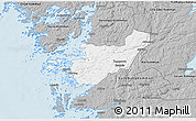 Gray 3D Map of Kungälv Kommun