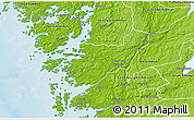 Physical 3D Map of Kungälv Kommun